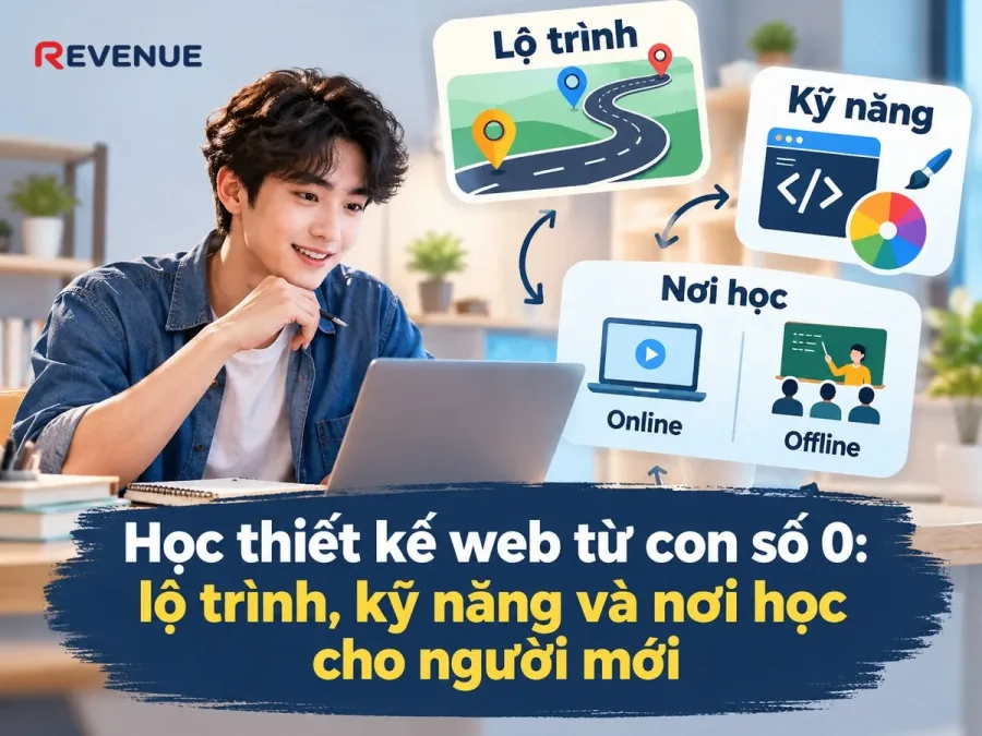 Học thiết kế web từ con số 0: lộ trình, kỹ năng và nơi học cho người mới