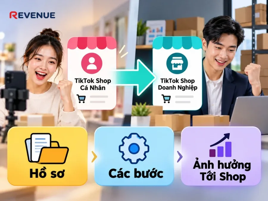 Chuyển TikTok Shop Cá Nhân Sang Doanh Nghiệp: Hồ Sơ, Các Bước Và Ảnh Hưởng Tới Shop