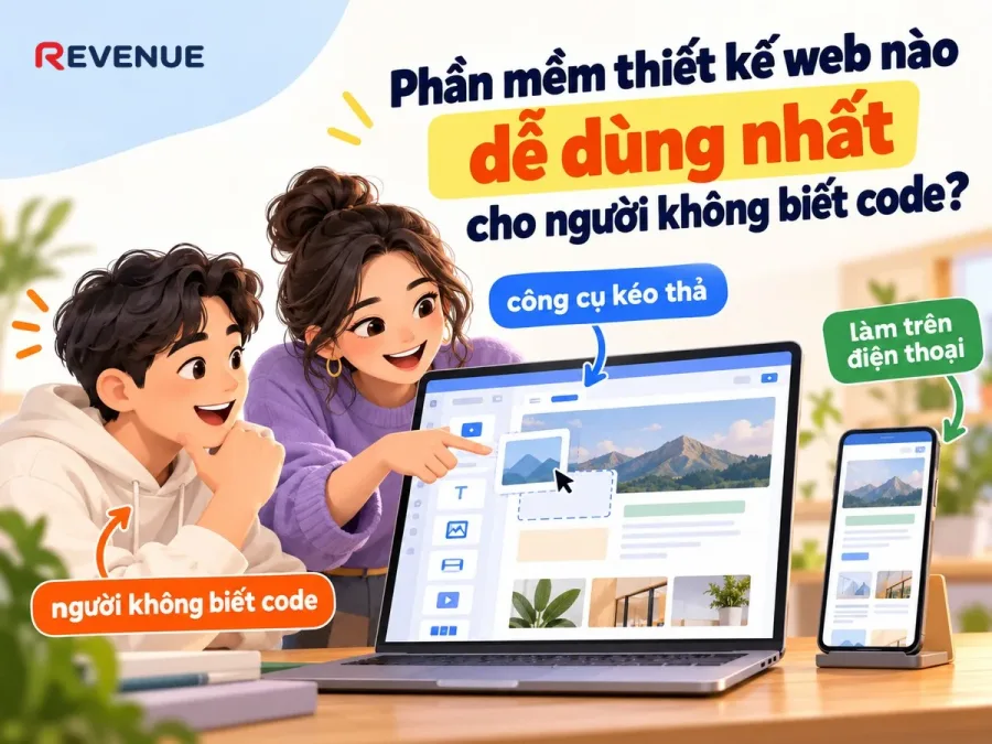 Phần mềm thiết kế web nào dễ dùng nhất cho người không biết code?
