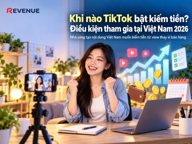 Khi nào TikTok bật kiếm tiền? Điều kiện tham gia tại Việt Nam 2026