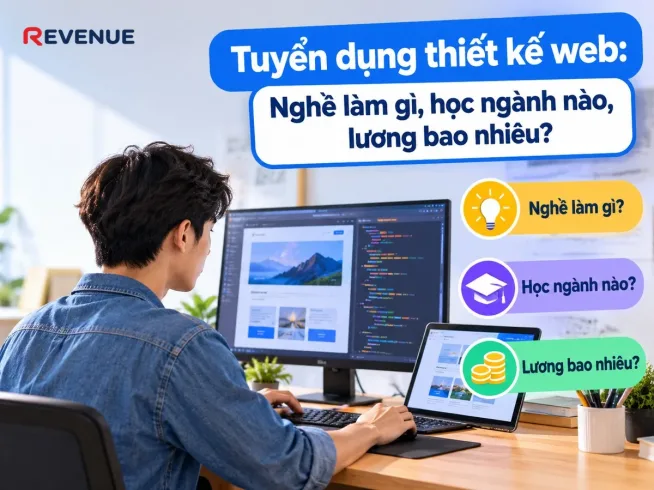 Tuyển dụng thiết kế web: Nghề làm gì, học ngành nào, lương bao nhiêu?