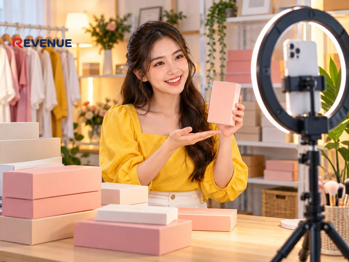 Booking KOL live cùng Revenue: Giải pháp livestream bán hàng đột phá