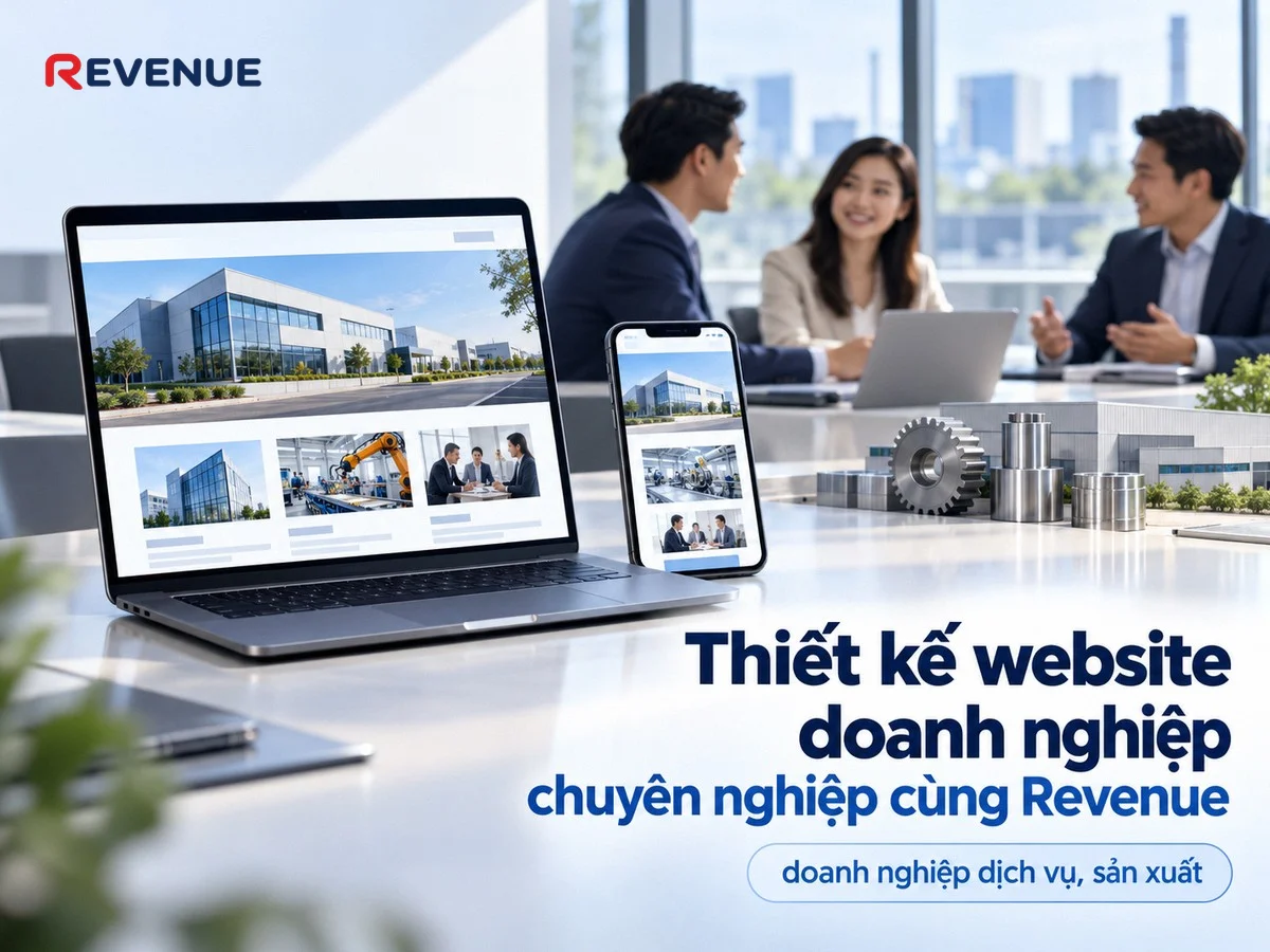 Thiết kế website doanh nghiệp chuyên nghiệp cùng Revenue