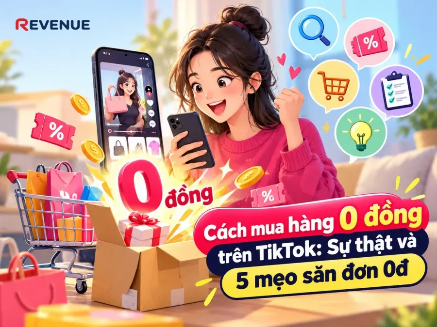Cách mua hàng 0 đồng trên TikTok: Sự thật và 5 mẹo săn đơn 0đ