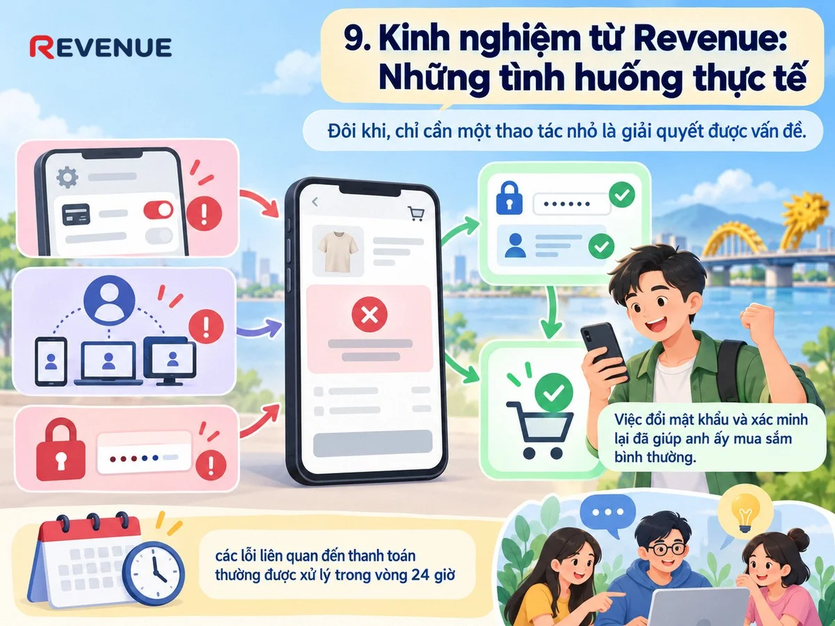 9. Kinh nghiệm từ Revenue: Những tình huống thực tế
