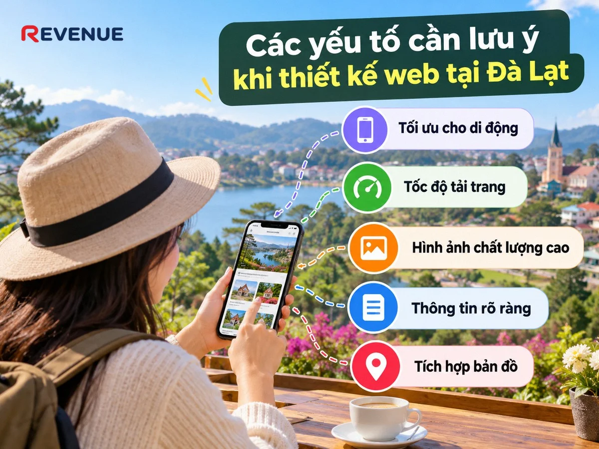 Các yếu tố cần lưu ý khi thiết kế web tại Đà Lạt với tối ưu cho di động