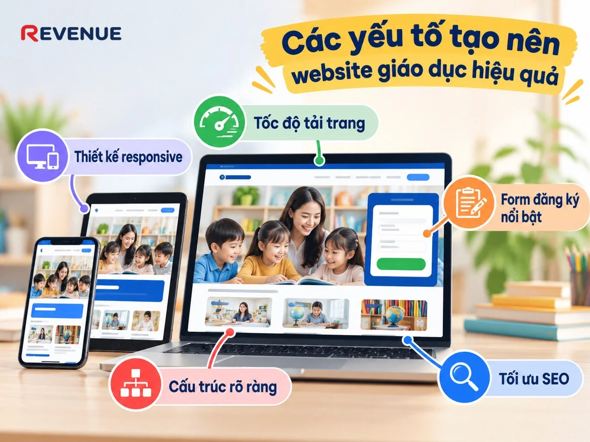 Các yếu tố tạo nên website giáo dục hiệu quả với tốc độ tải trang nhanh