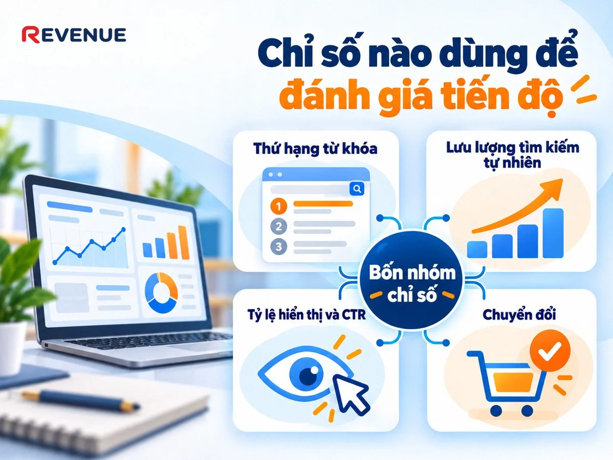 Chỉ số nào dùng để đánh giá tiến độ