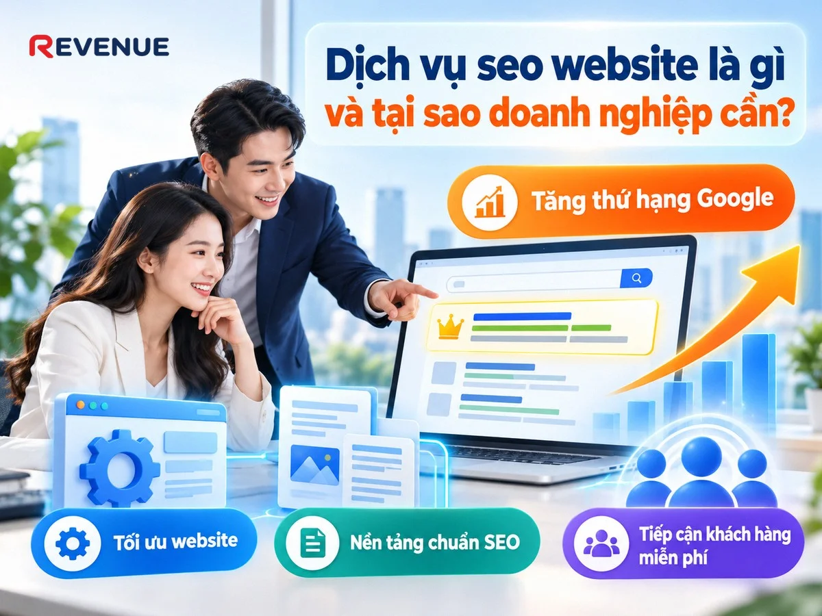 Dịch vụ seo website là gì và tại sao doanh nghiệp cần tối ưu để tăng thứ hạng Google