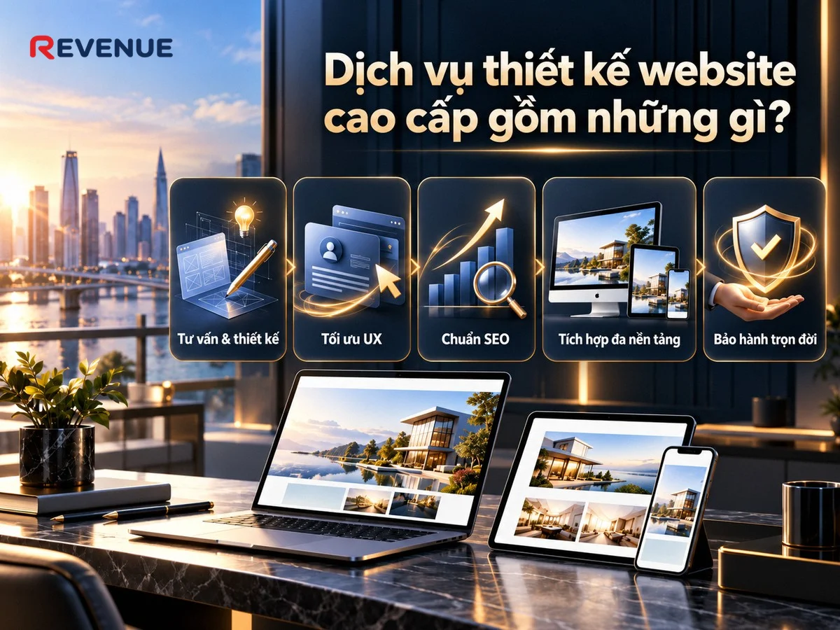 Dịch vụ thiết kế website cao cấp gồm những gì? Toàn bộ quá trình từ tư vấn đến bàn giao