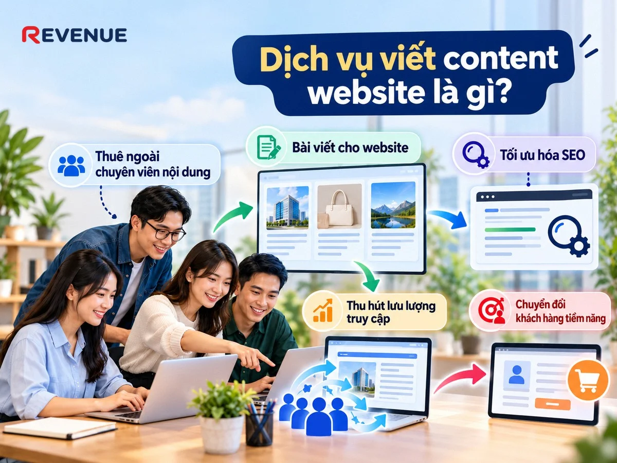 Dịch vụ viết content website là gì - giải pháp thuê ngoài đội ngũ chuyên viên nội dung