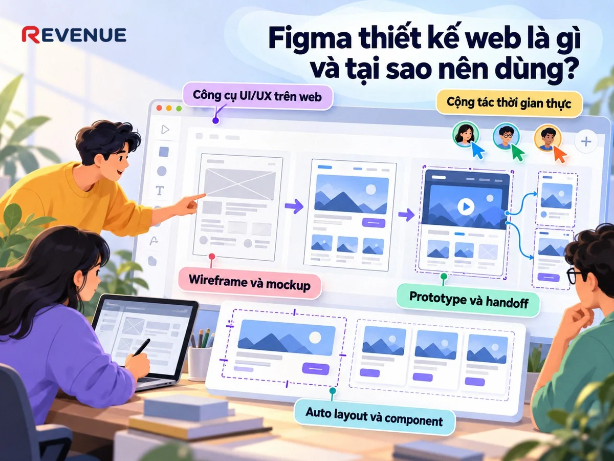 Figma thiết kế web là gì và tại sao nên dùng — công cụ UI/UX chạy trên nền tảng web