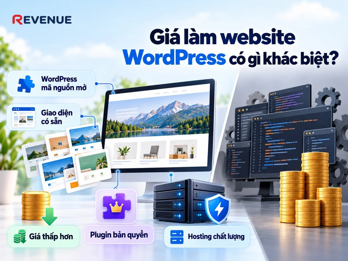 Giá làm website WordPress có gì khác biệt nhờ tính linh hoạt và dễ sử dụng