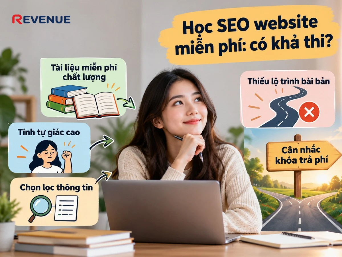 Học SEO website miễn phí: có khả thi nhờ nhiều nguồn tài liệu chất lượng