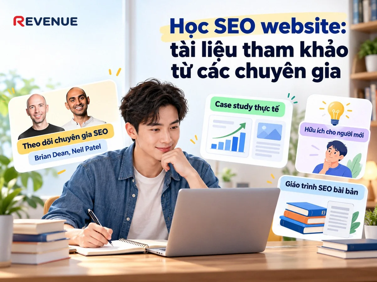Học SEO website: tài liệu tham khảo từ các chuyên gia qua blog Brian Dean, Neil Patel, Rand Fishkin
