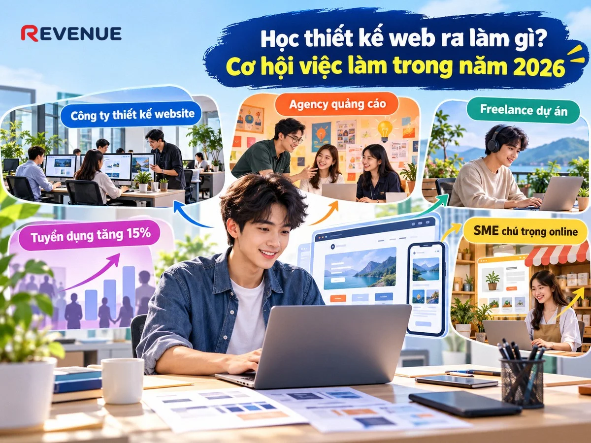 Học thiết kế web ra làm gì? Cơ hội việc làm trong năm 2026
