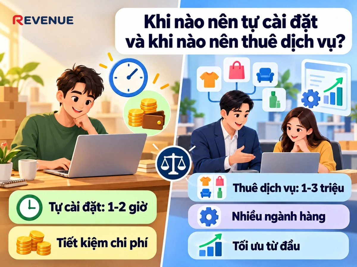 Khi nào nên tự cài đặt và khi nào nên thuê dịch vụ?