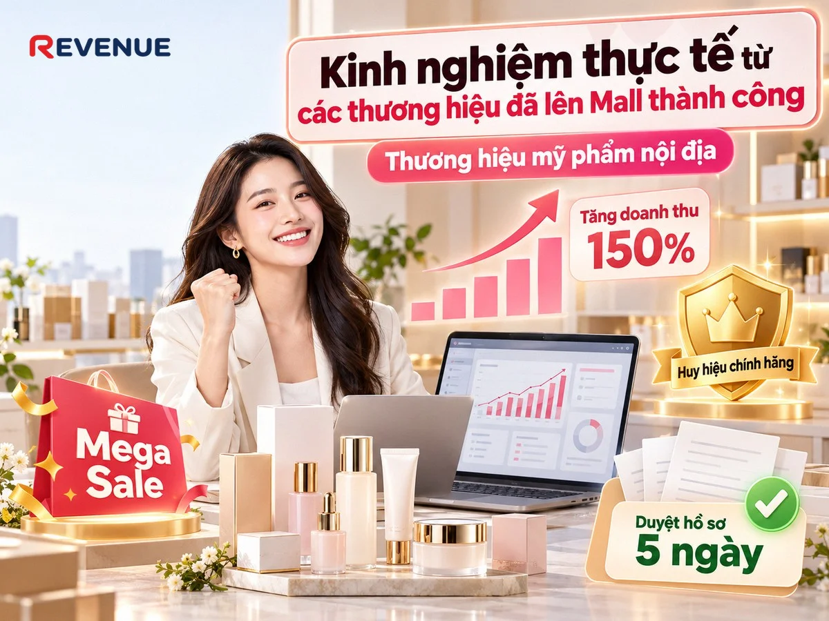 Kinh nghiệm thực tế từ các thương hiệu đã lên Mall thành công nhờ huy hiệu chính hãng
