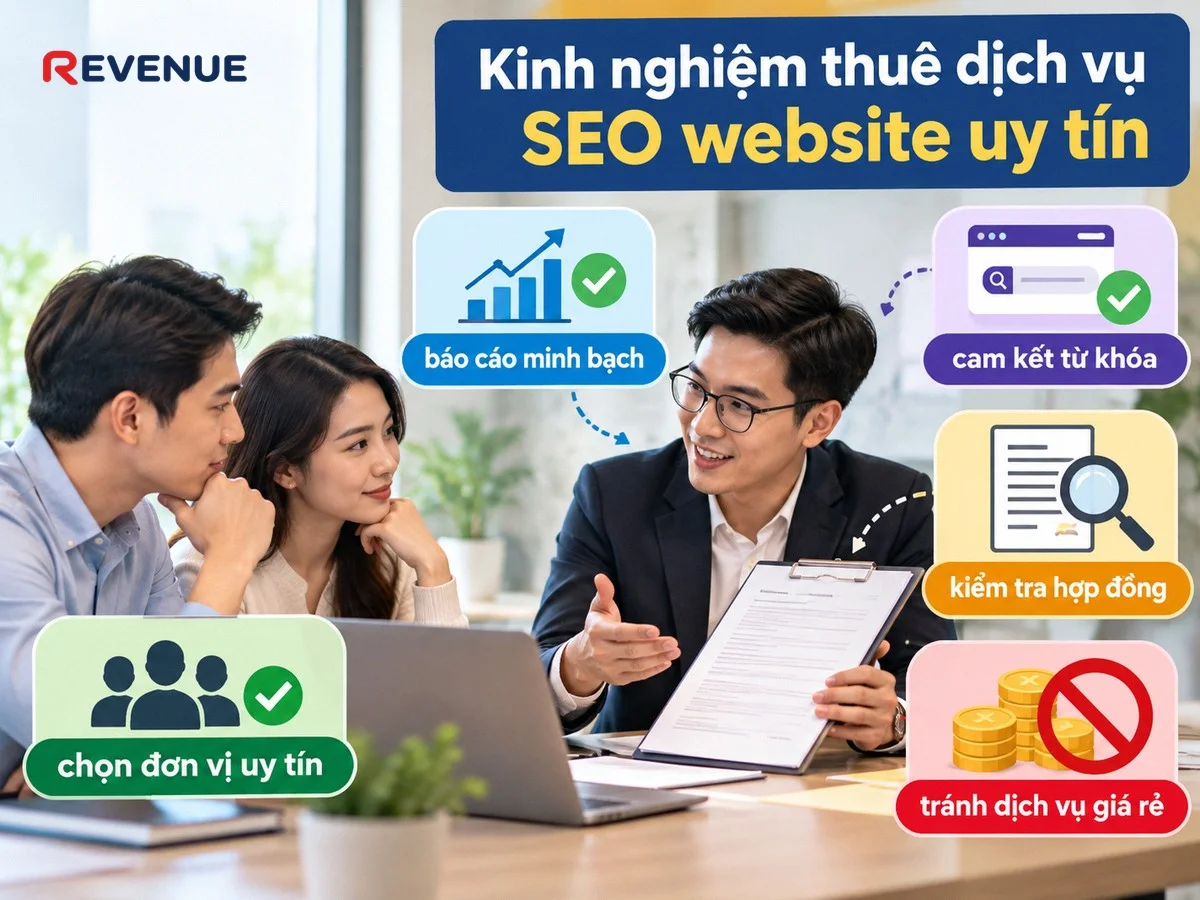Kinh nghiệm thuê dịch vụ SEO website uy tín với báo cáo minh bạch