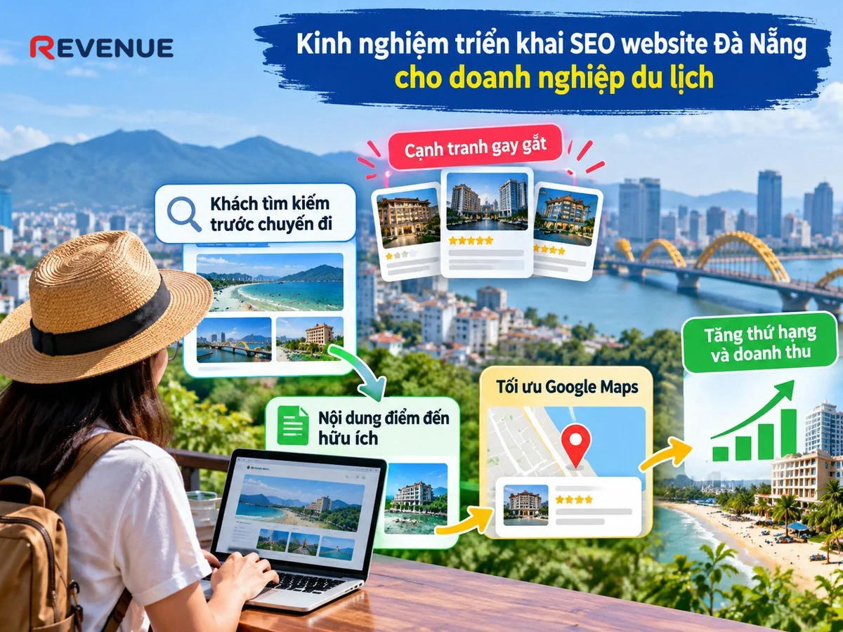Kinh nghiệm triển khai SEO website Đà Nẵng cho doanh nghiệp du lịch trước thách thức cạnh tranh gay gắt