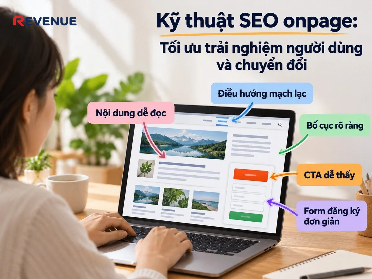 Kỹ thuật SEO onpage: Tối ưu trải nghiệm người dùng và chuyển đổi qua nội dung dễ đọc