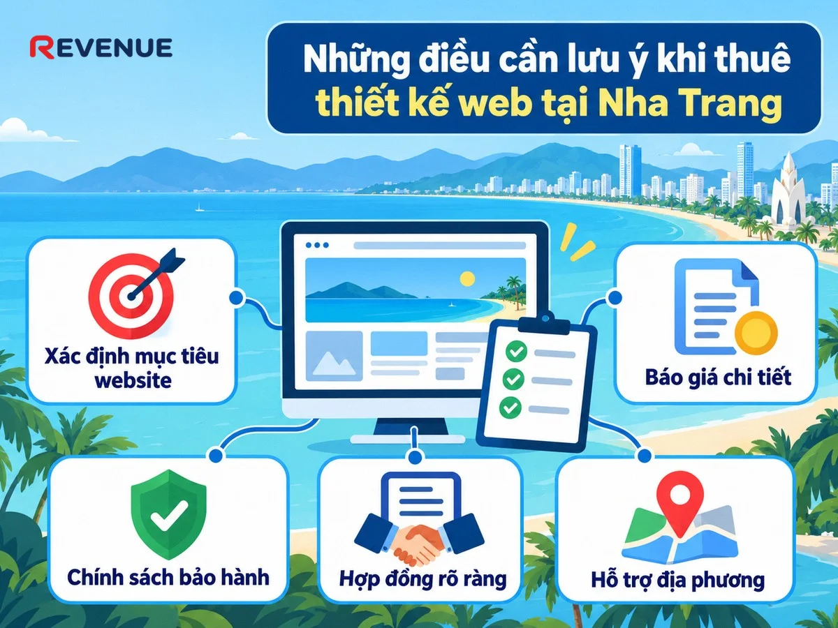 Những điều cần lưu ý khi thuê thiết kế web tại Nha Trang khi thị trường khá sôi động