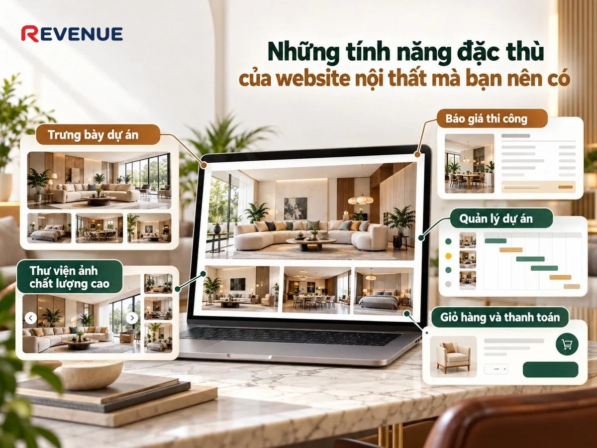 Những tính năng đặc thù của website nội thất mà bạn nên có để đáp ứng nhu cầu khách hàng