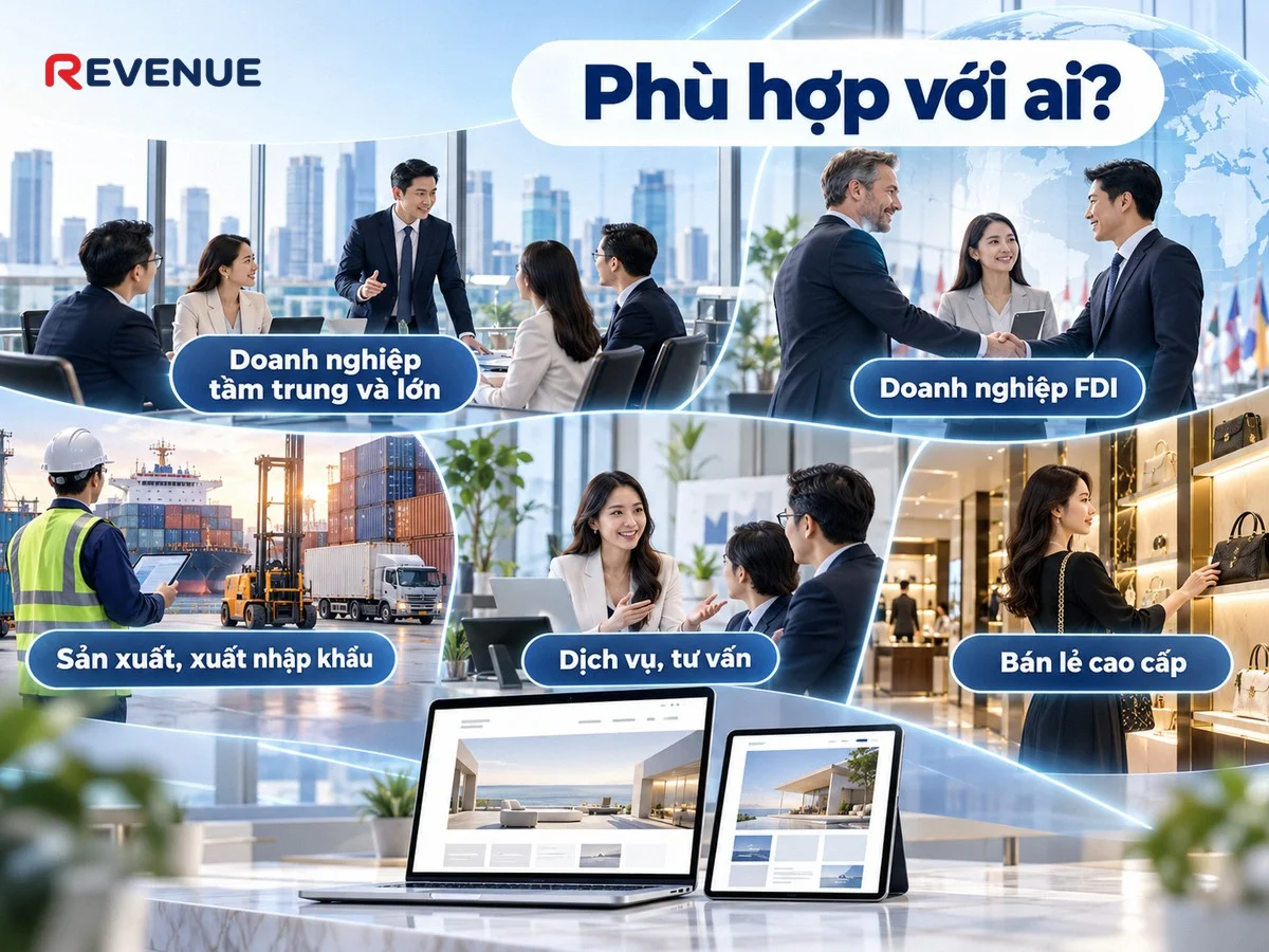 Phù hợp với ai? Doanh nghiệp sản xuất và xuất nhập khẩu