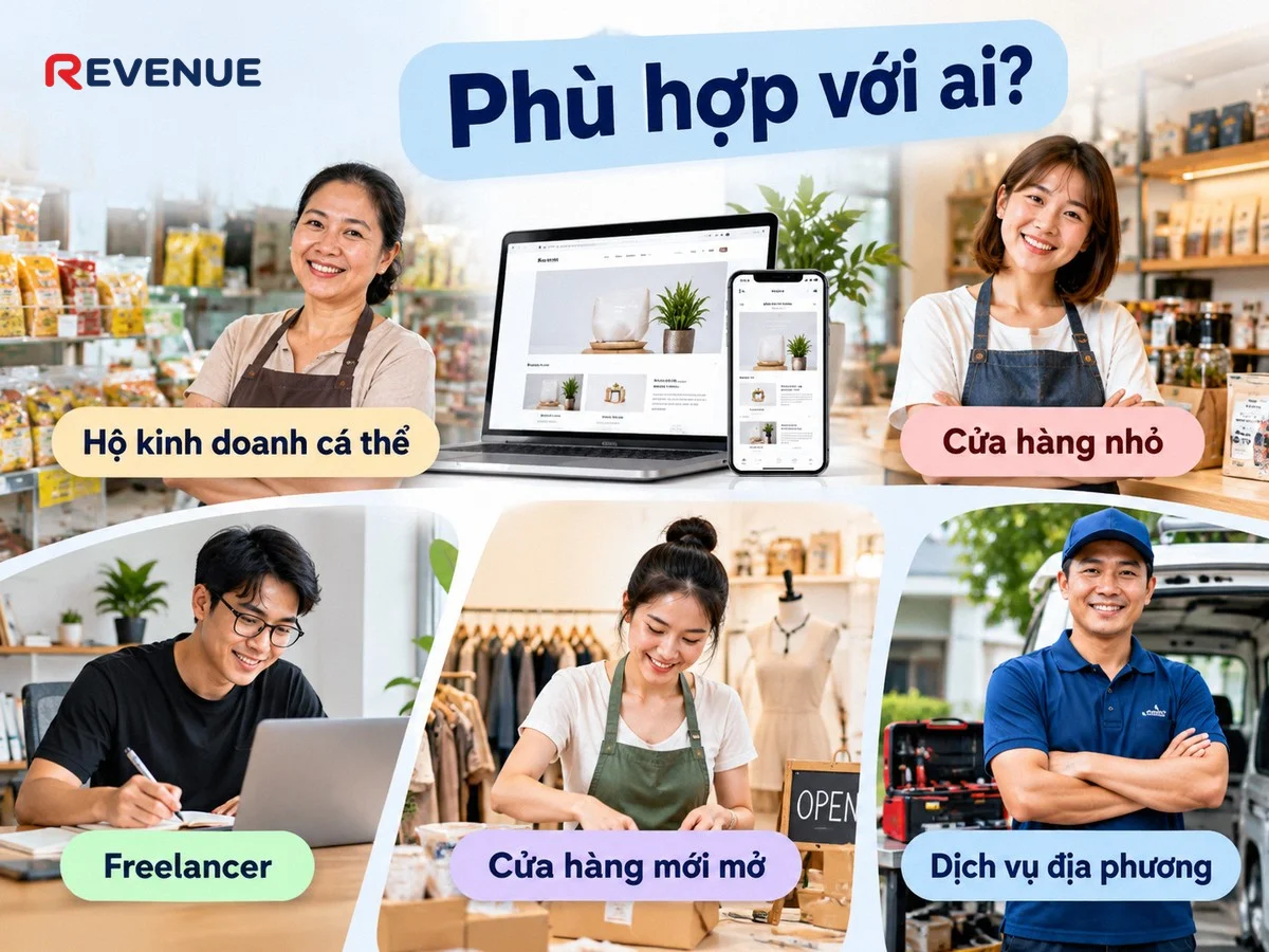 Phù hợp với ai: hộ kinh doanh cá thể và người mới bắt đầu
