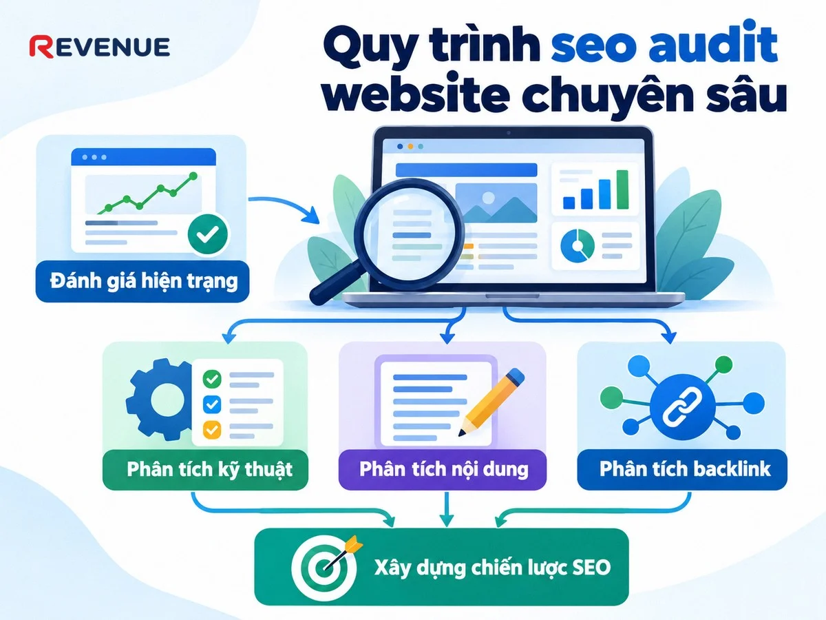 Quy trình seo audit website chuyên sâu đánh giá hiện trạng website toàn diện