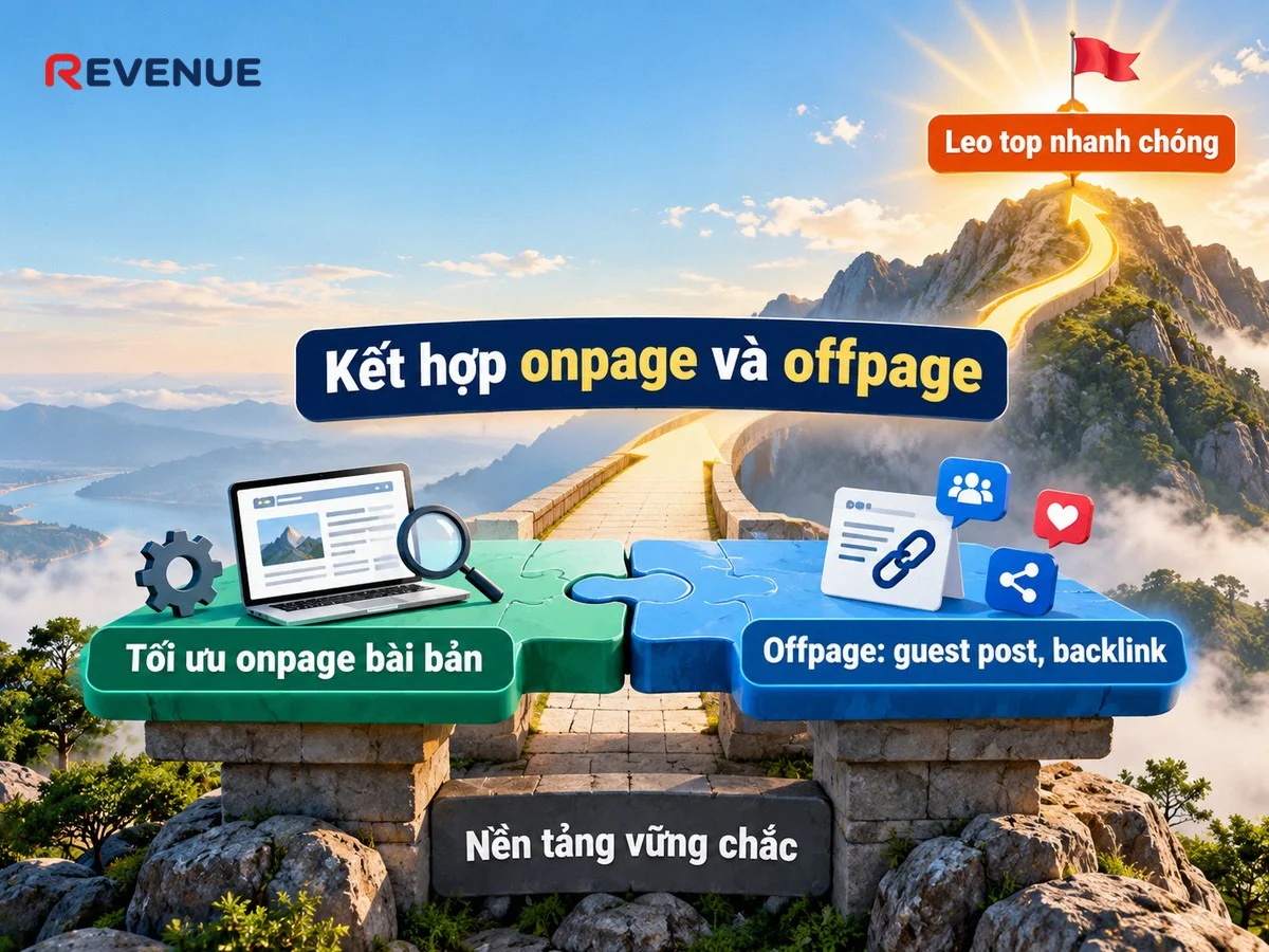 SEO onpage và SEO offpage: Kết hợp để tăng hiệu quả với chiến lược tối ưu onpage bài bản