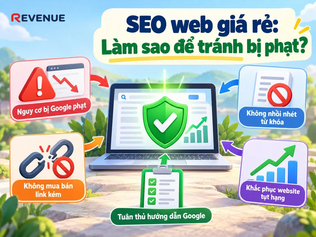 SEO web giá rẻ: Làm sao để tránh bị phạt với nguyên tắc an toàn