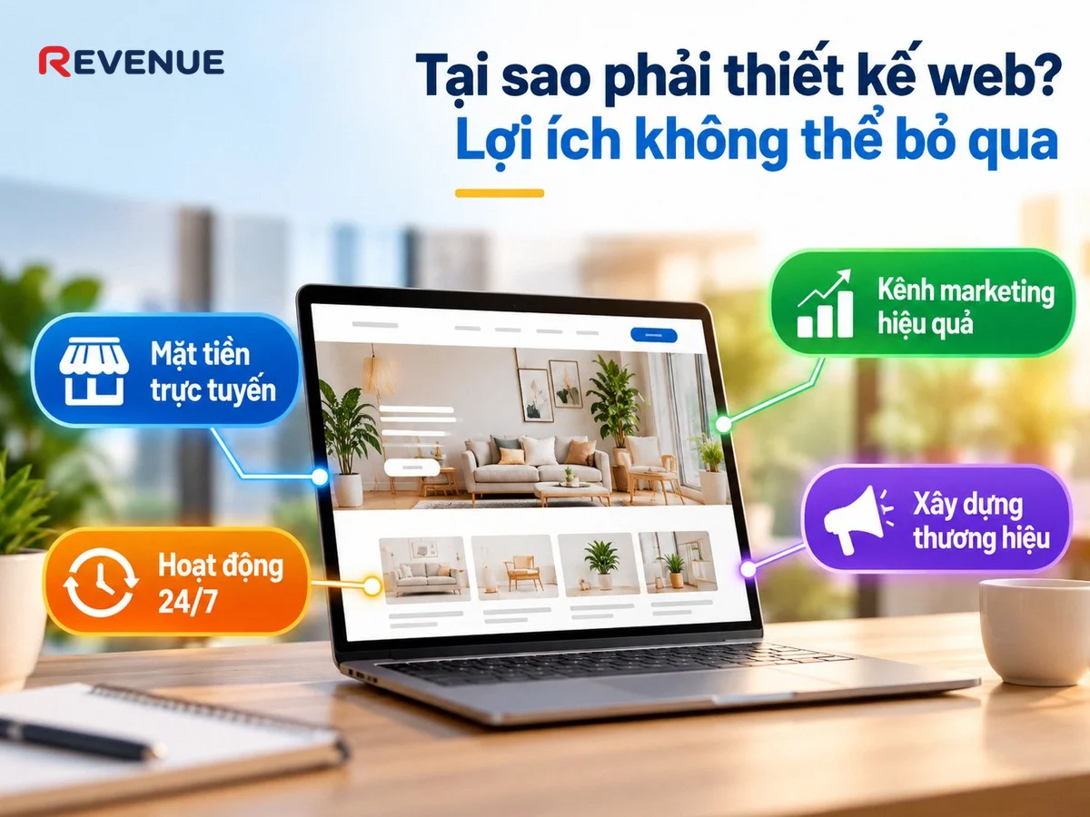 Tại sao phải thiết kế web? Lợi ích không thể bỏ qua