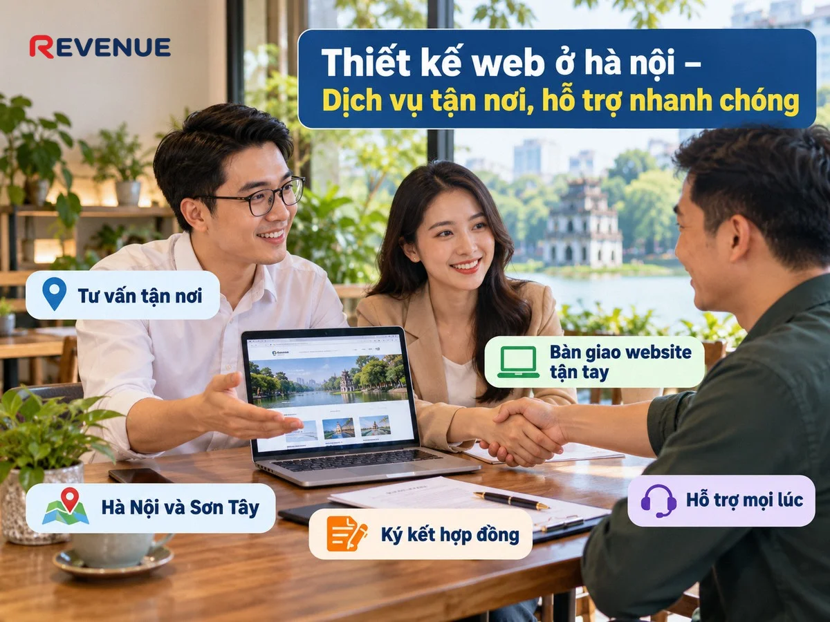 Thiết kế web ở hà nội – Dịch vụ tận nơi, hỗ trợ nhanh chóng với đội ngũ đến tận địa chỉ