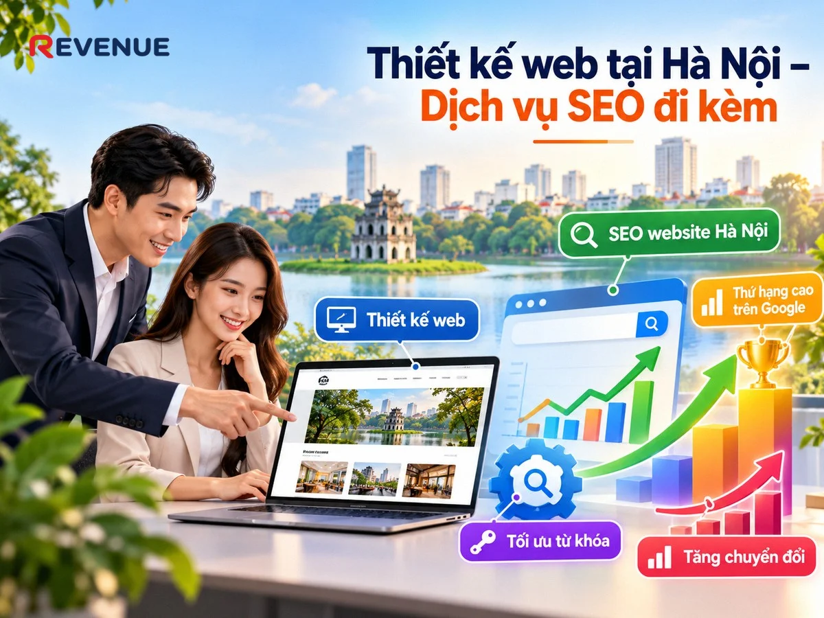 Thiết kế web tại Hà Nội – Dịch vụ SEO đi kèm