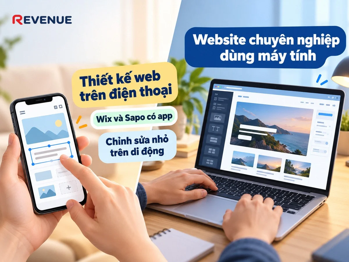 Thiết kế web trên điện thoại – Có khả thi không?