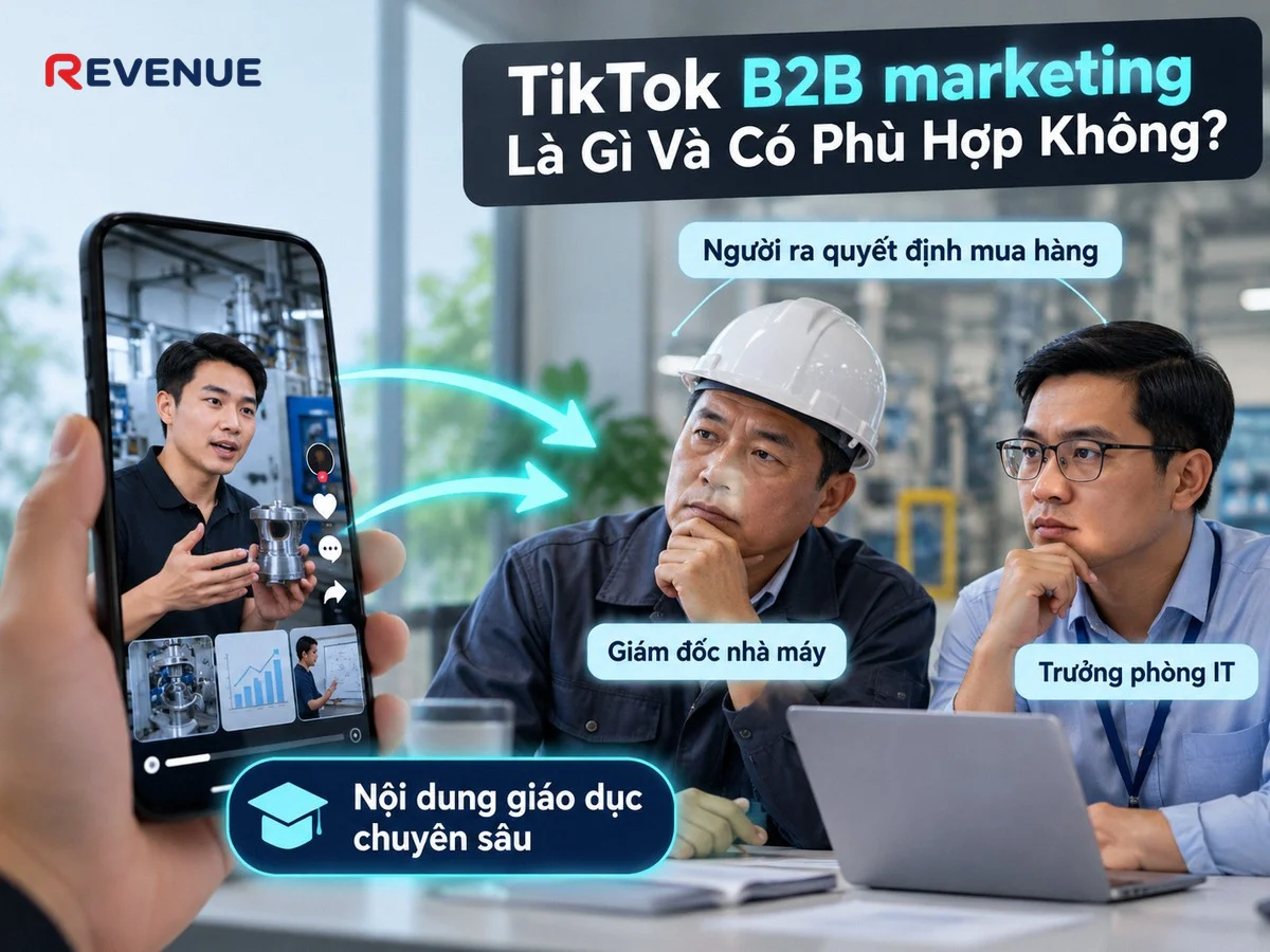 TikTok B2B Marketing là gì và có phù hợp không khi tiếp cận người ra quyết định mua hàng