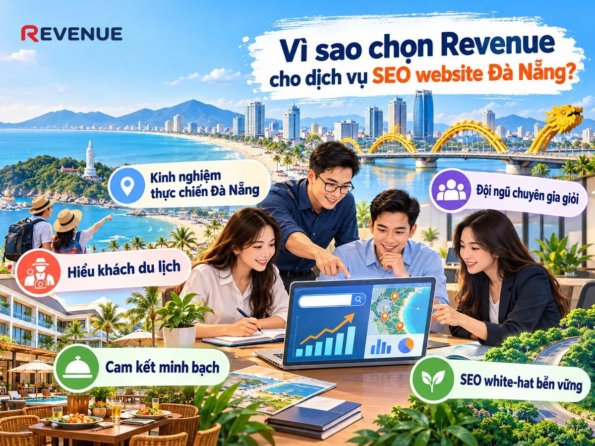 Vì sao chọn Revenue cho dịch vụ SEO website Đà Nẵng với kinh nghiệm thực chiến địa phương