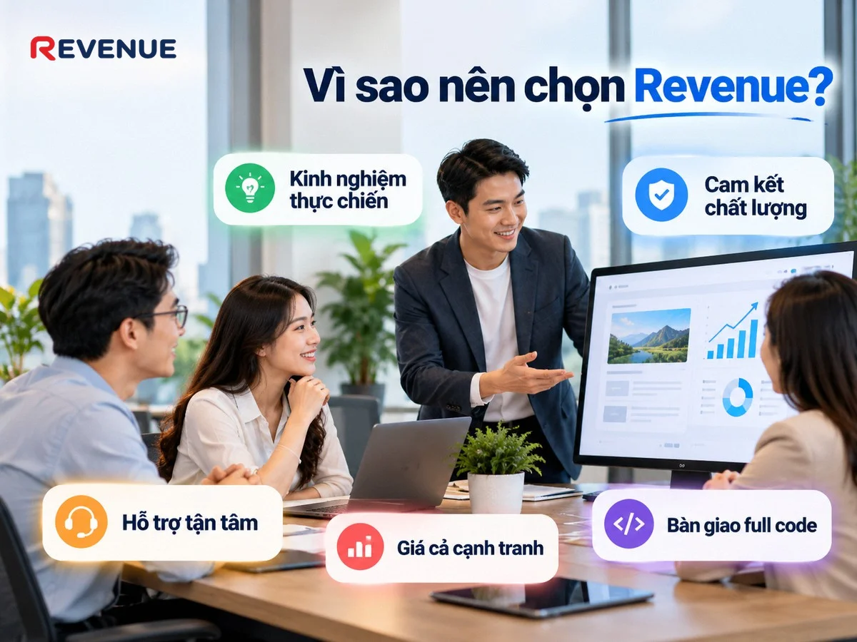 Vì sao nên chọn Revenue với kinh nghiệm thực chiến đa ngành