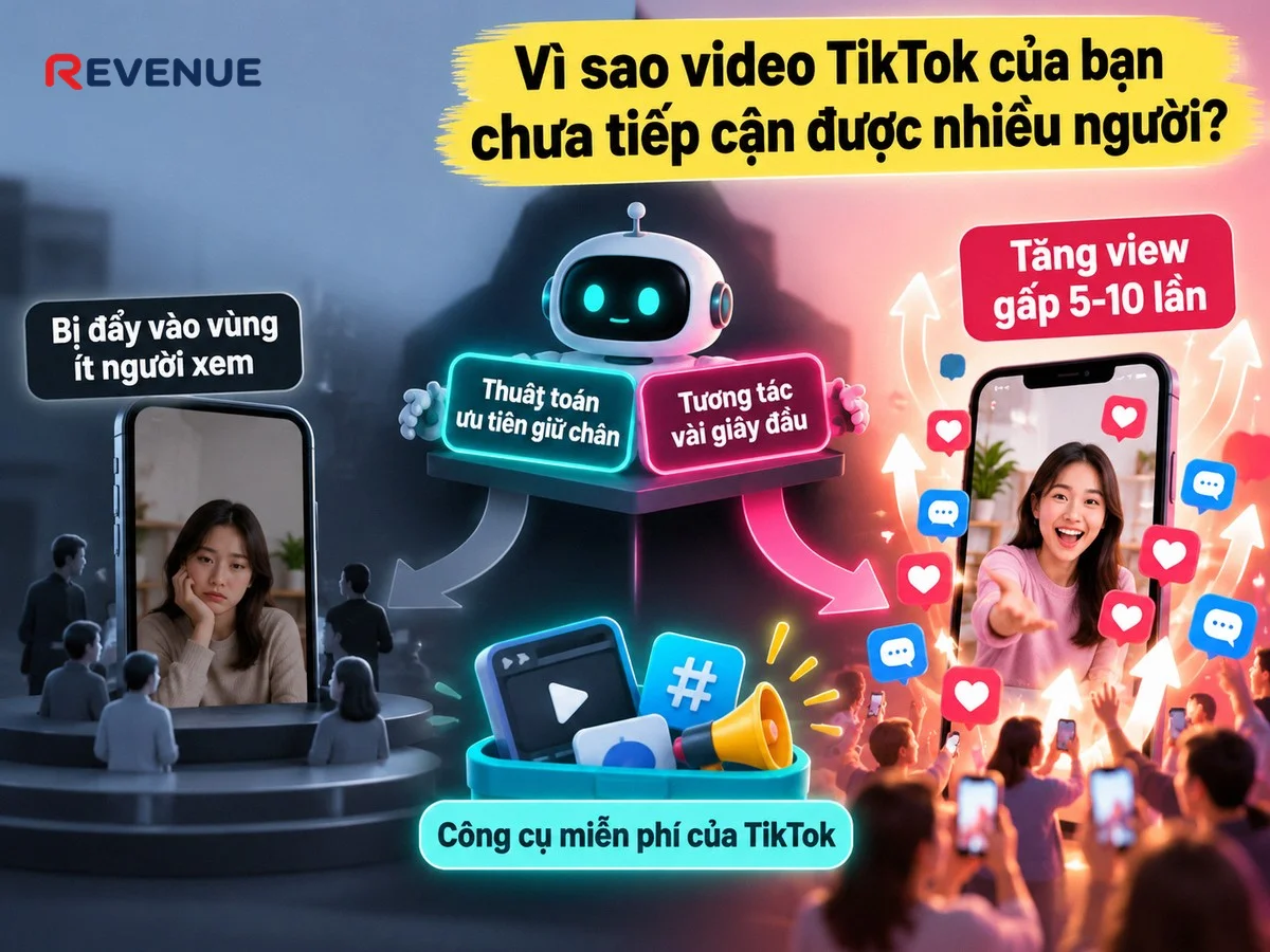 Vì sao video TikTok của bạn chưa tiếp cận được nhiều người khi thuật toán ưu tiên tỷ lệ giữ chân cao